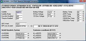 FASTRAC Beacon (BTEXT) Decoder