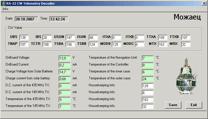 RS-22 Telemetrie Decoder