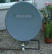 Satellitenschüssel DK3WN