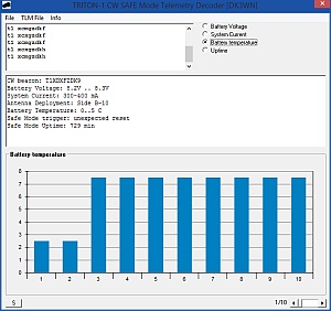 TRITON-1 CW BeaconDecoder